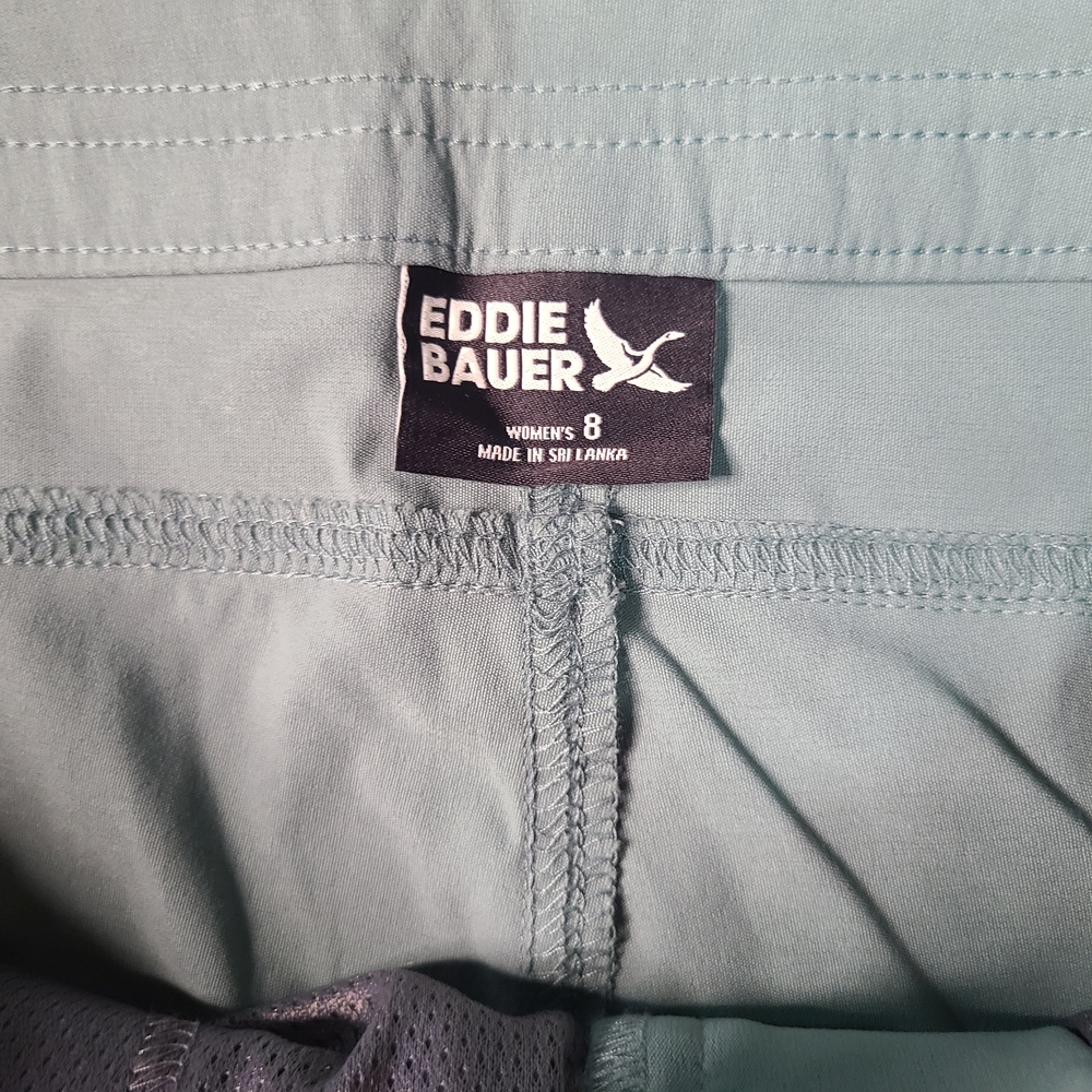 eddie bauer womens guide pro Teal Casual Pants size 8 - Picture 6 of 9